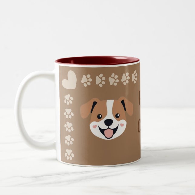 Kaffekopp i två toner från Paws for Coffee (Vänster)
