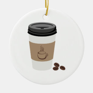 Kaffekopp Julgransprydnad Keramik