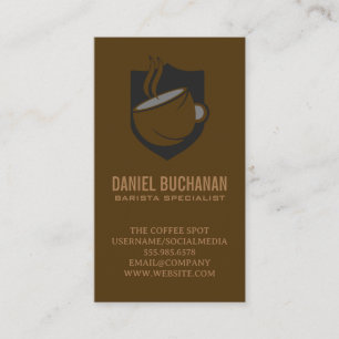 Kaffekopp Logotyp Visitkort