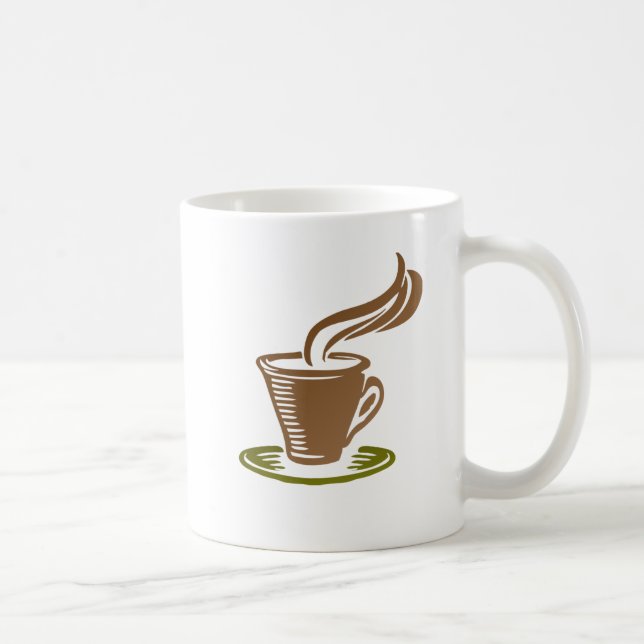 Kaffekopp med kaffekuppsdesign (Höger)