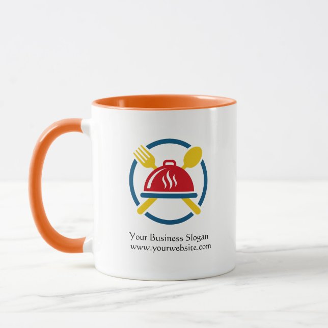 Kaffekopp med restauranglogotyp (Vänster)