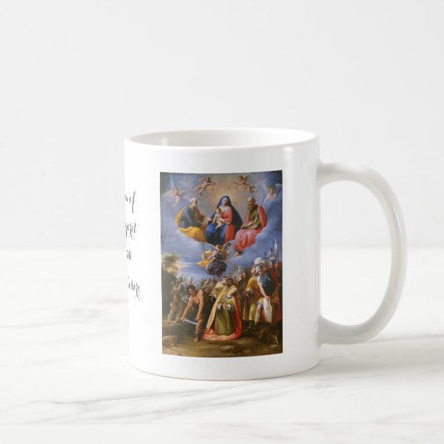 Kaffekopp med Sankta Margareta, vintagekonst (Höger)