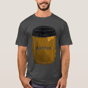 Kaffekopp Skiss Illustration present T Shirt