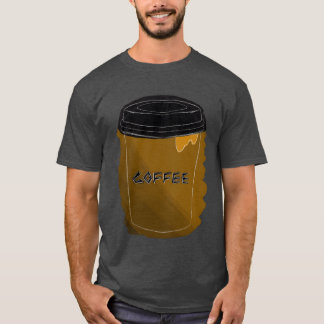 Kaffekopp Skiss Illustration present T Shirt