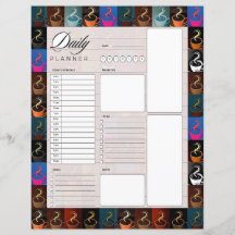 Kaffekoppar daglig planerare