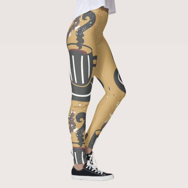 Kaffekoppdamasker Leggings (Höger)