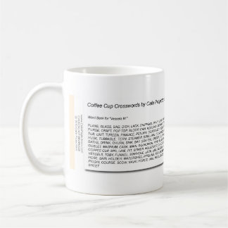 Kaffekoppkorsord - skyttlar #1 kaffemugg