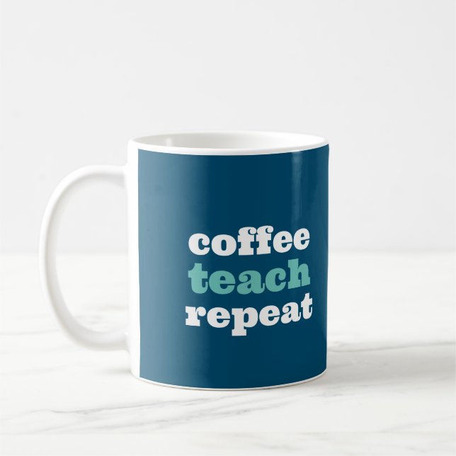 Kaffekoppsmugg för lärare med personlig text: 'Cof Kaffemugg (Vänster)