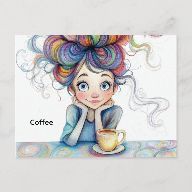 Kaffekort Vykort (Framsida)
