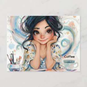 Kaffekort Vykort