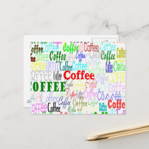 Kaffekort Vykort