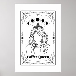 Kaffekortet Älskare Tarot Card Zodiac Astrology Yo Poster