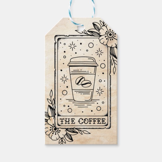 Kaffekortet Presentetikett (Framsidan)