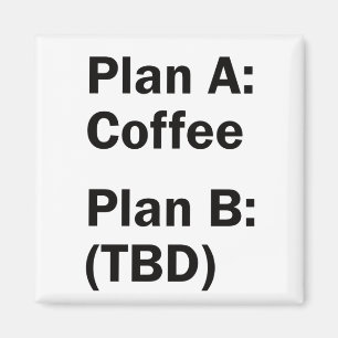 Kaffekortsplan Magnet