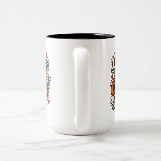 Kaffekos kontorsmöten Två-Tonad mugg
