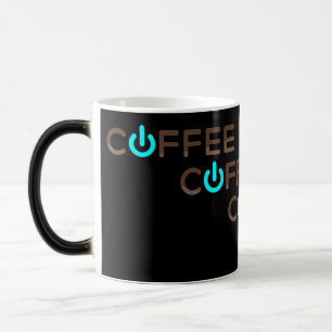 Kaffekraft (blå) magisk mugg