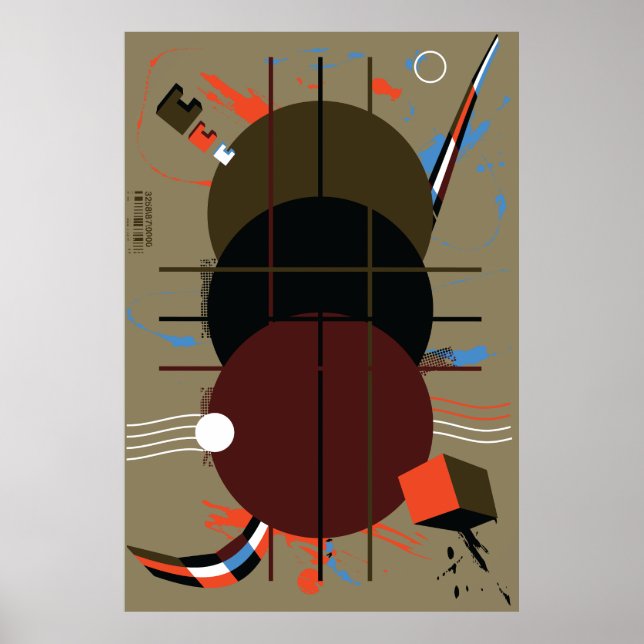 Kaffekrets cirkel poster (Framsidan)