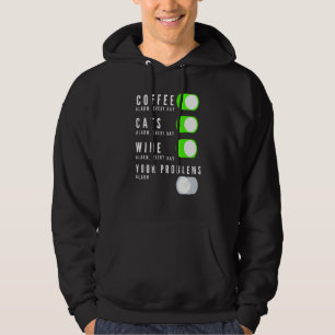 Kaffekterna Vin dina problem Hoodie