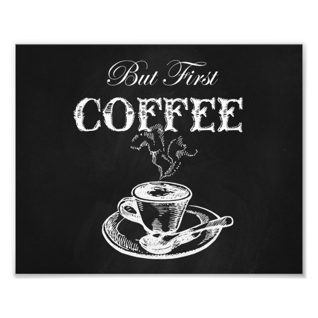 Kaffektteckens konsttavla fototryck (Framsidan)