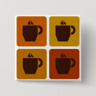 Kaffekvadratknapp Knapp