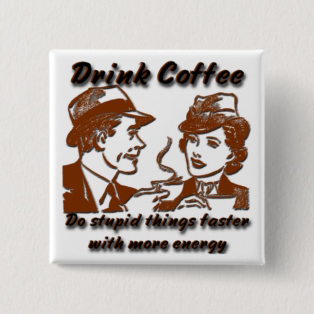 Kaffekvadratstift Knapp (Framsida)