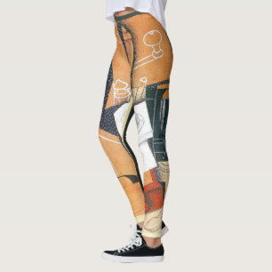 Kaffekvarn av Juan Gris, Vintage kubistisk konst Leggings