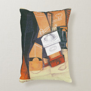 Kaffekvarn av Juan Gris, Vintage kubistisk konst Prydnadskudde