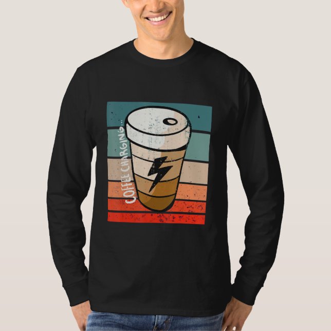 Kaffeladdning T Shirt (Framsida)