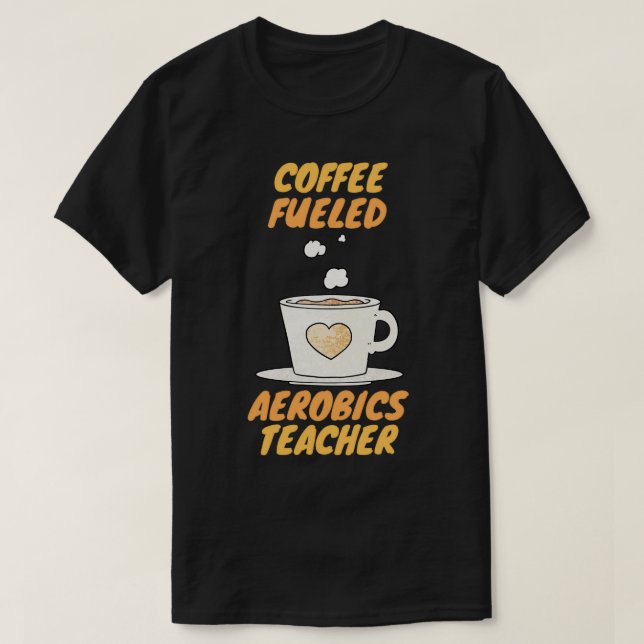 kaffelärare inom flygindustrin t shirt (Design framsida)