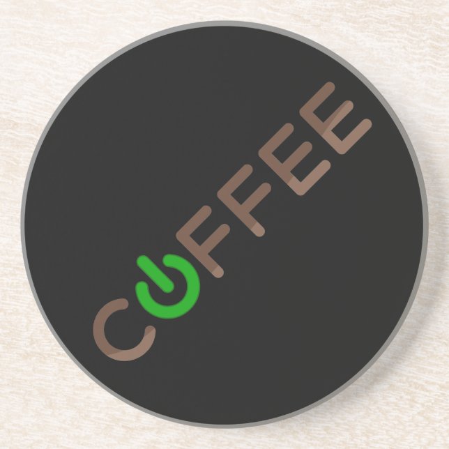 Kaffeleffekt (Grönt) Underlägg (Framsidan)