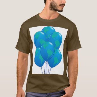 Kaffelgräddnedbrytbart, sent ballong 11 tum t shirt
