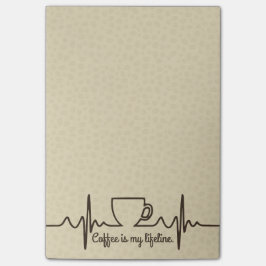 KaffeLifeline 4x6 Post-it Block