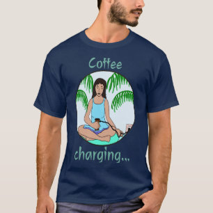 Kaffelladdande flicka t shirt