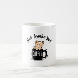 Kaffelskaren som inte är vaken än kaffemugg