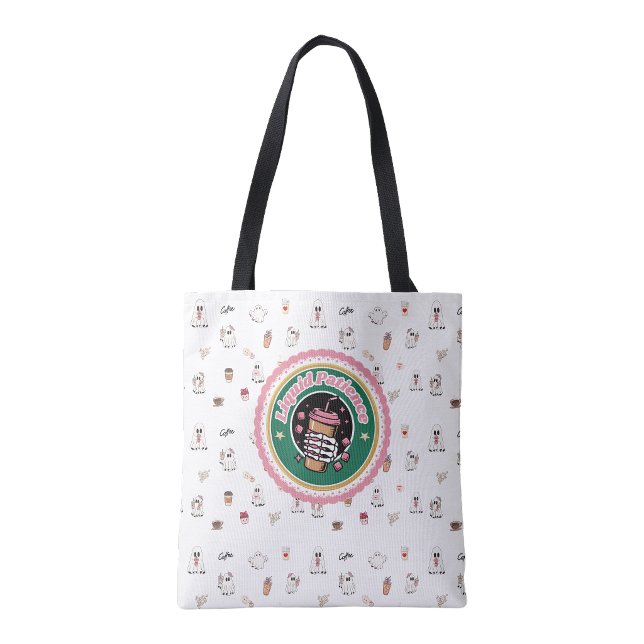 Kaffelskares vätske tålamod tote tygkasse (Coffee lover Liquid patience tote Bag)
