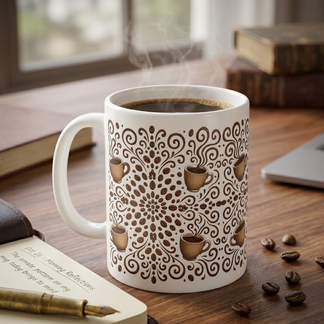 Kaffemandala Kaffemugg (Skapare uppladdad)