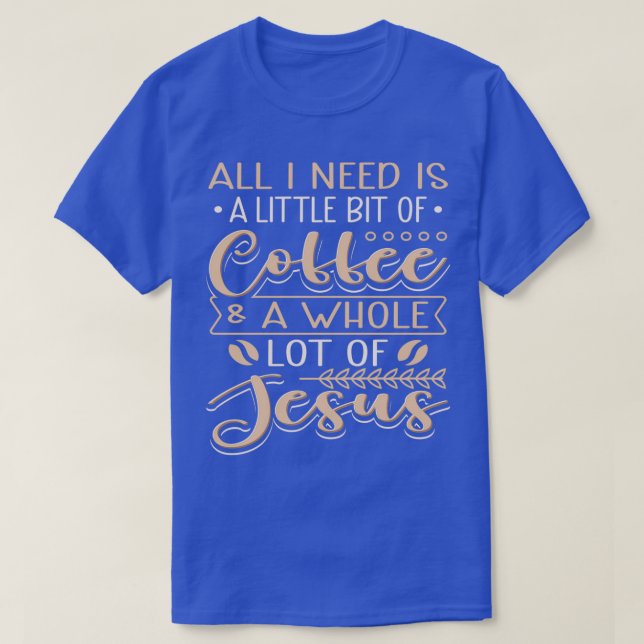 Kaffemärke Jesus T Shirt (Design framsida)