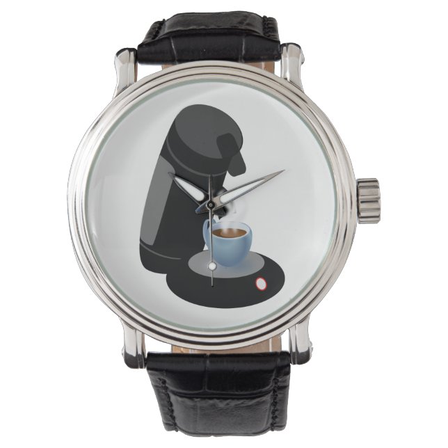 Kaffemaskin Armbandsur (Framsida)