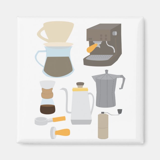 Kaffemaskinverktyg Magnet (Framsidan)