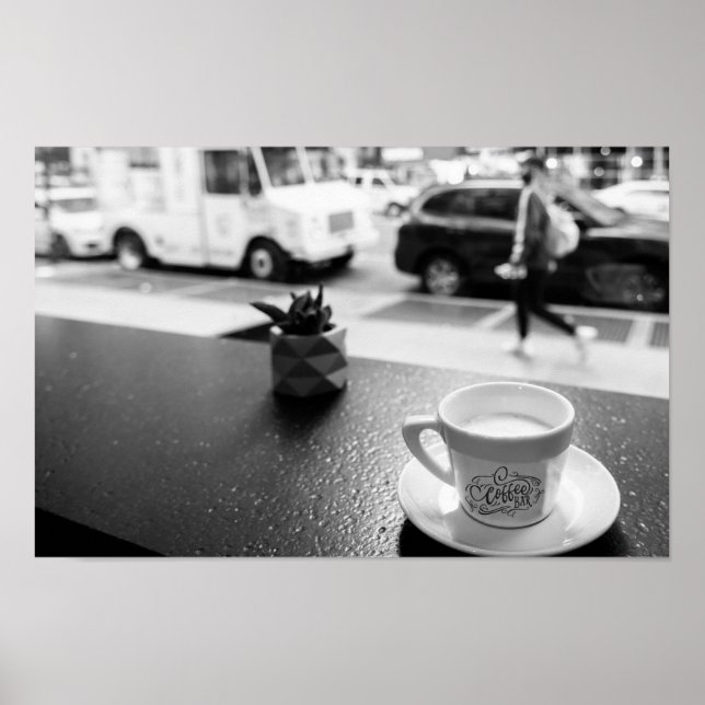 Kaffematerial i NYC Poster (Framsidan)