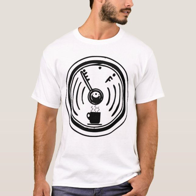 Kaffemätinstrument T-shirt (Framsida)