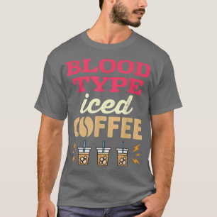 Kaffeminor av blodtyp t shirt