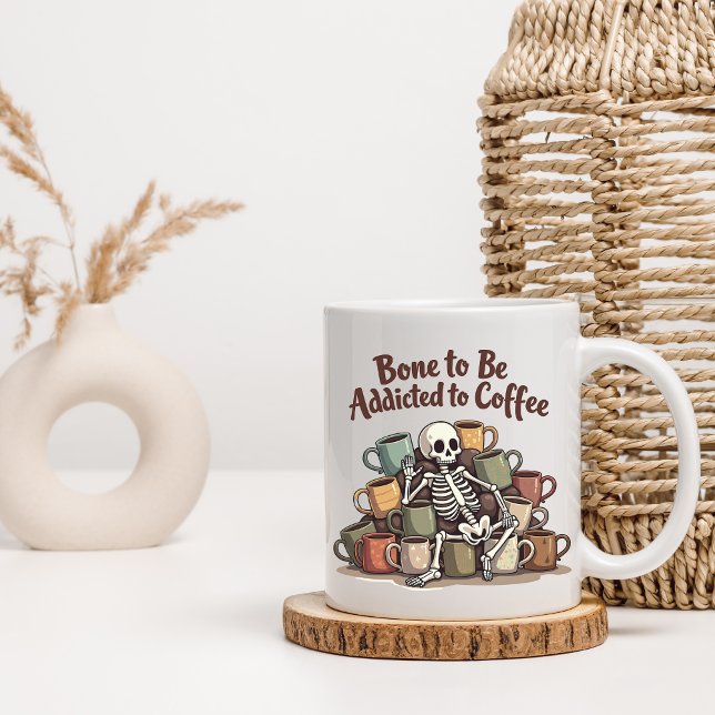 Kaffemissbruk Skelett Mugg (Skapare uppladdad)