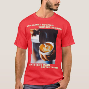Kaffemönor skumkaffe kopp 2 t shirt
