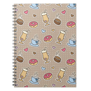 Kaffemönster Anteckningsbok