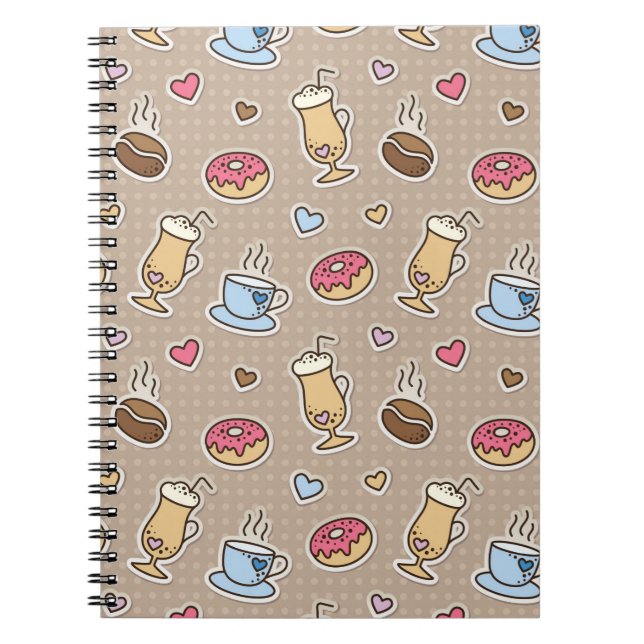 Kaffemönster Anteckningsbok (Framsidan)
