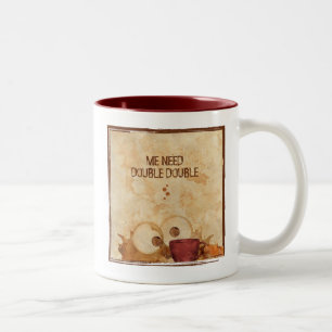 Kaffemonster - dubbla dubbla Kaffe Mugg