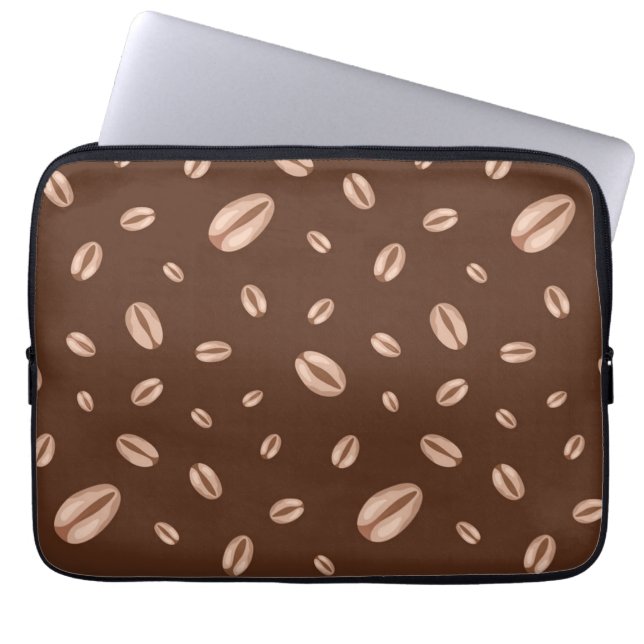 Kaffemönster Laptop Fodral (Framsidan)