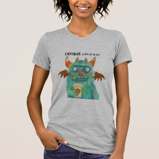 Kaffemonster T Shirt (Framsida)