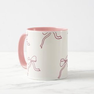 Kaffemug - estetisk rosa slinga 🎀 mugg